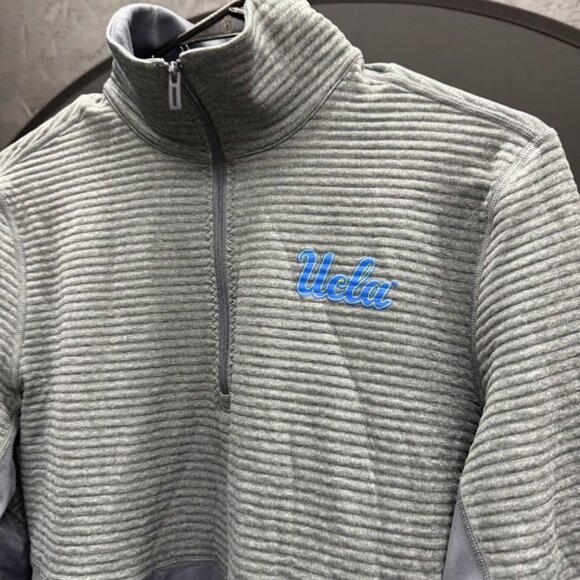 Adidas UCLA 1/4 Zip Pullover Sweatshirt - Picture 2 of 5